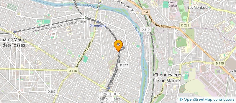 localisation de l'entreprise SCI VERDUN 42 BIS à SAINT-MAUR-DES-FOSSES