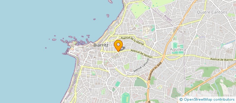 localisation de l'entreprise SCI VERDUN 47 à BIARRITZ