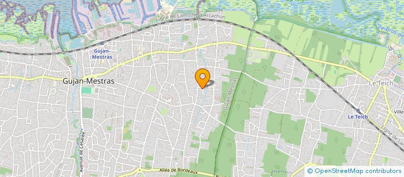 localisation de l'entreprise SCI VERDUN  GUJAN-MESTRAS