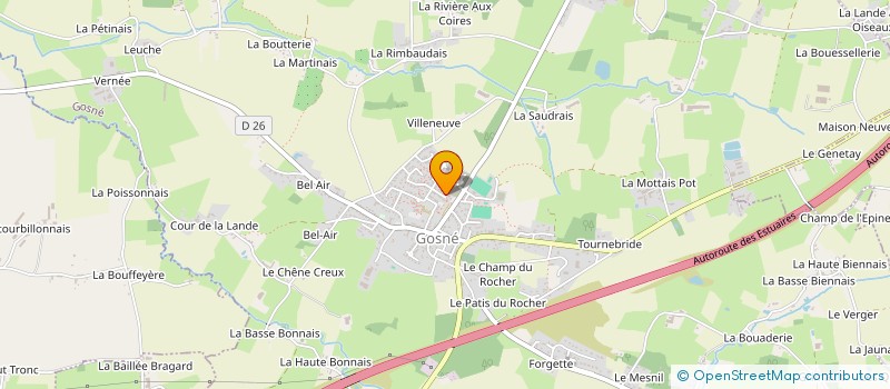 localisation de l'entreprise SCI VERDUN  GOSNE