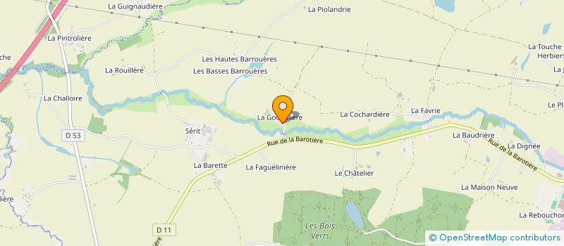 localisation de l'entreprise SCI VERDUN à LES HERBIERS