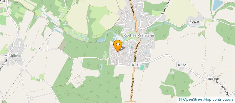 localisation de l'entreprise SCI VERDUN  ROCHES-PREMARIE-ANDILLE