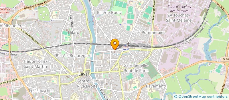 localisation de l'entreprise SCI VERDUN DE LORE à LAVAL