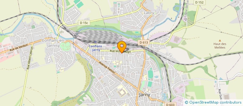 localisation de l'entreprise SCI VERDUN GALLAND  JARNY