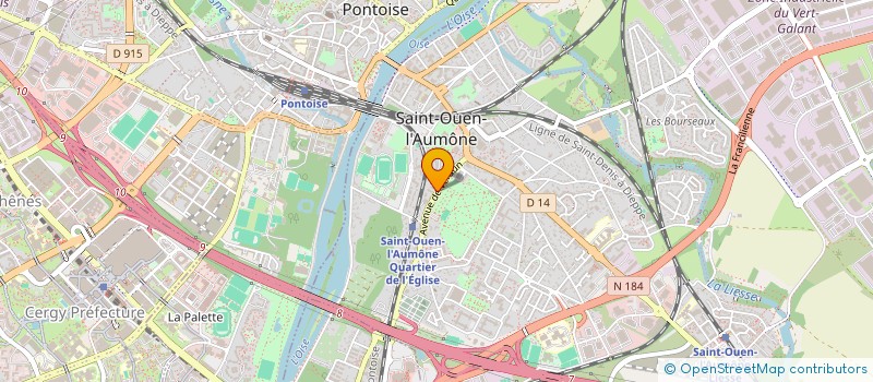 localisation de l'entreprise SCI 'VERDUN74'  SAINT-OUEN-L'AUMONE