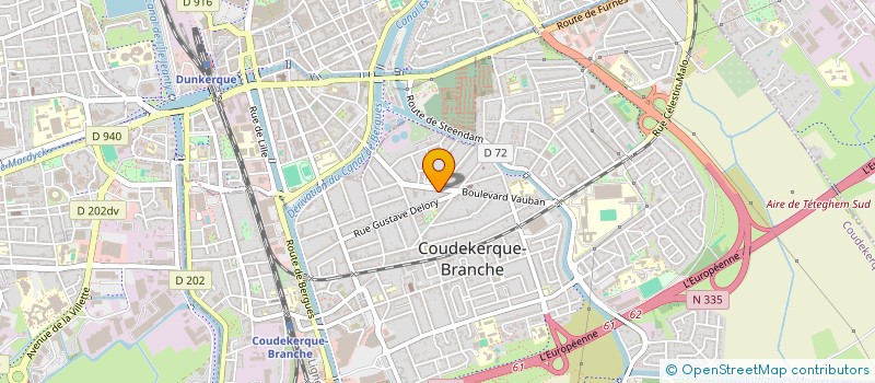 localisation de l'entreprise SCI VERDURIER D EYBOULEUF  COUDEKERQUE-BRANCHE