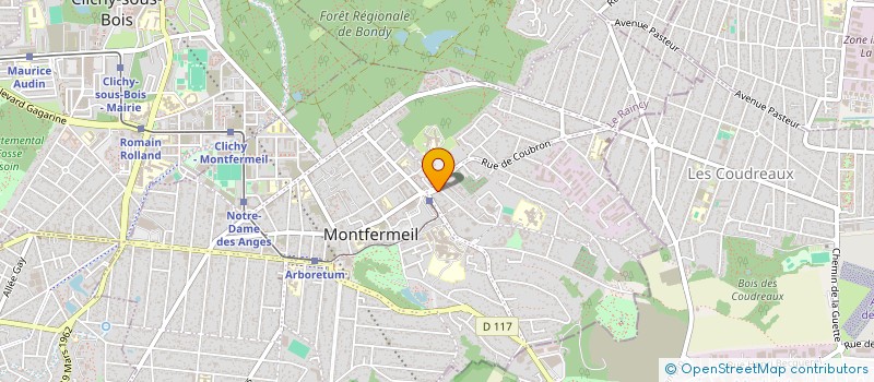localisation de l'entreprise SCI VEREC à MONTFERMEIL