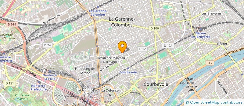 localisation de l'entreprise SCI VEREMY à COURBEVOIE