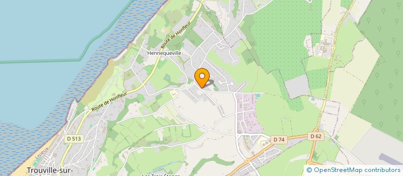 localisation de l'entreprise SCI VERENA à TROUVILLE-SUR-MER