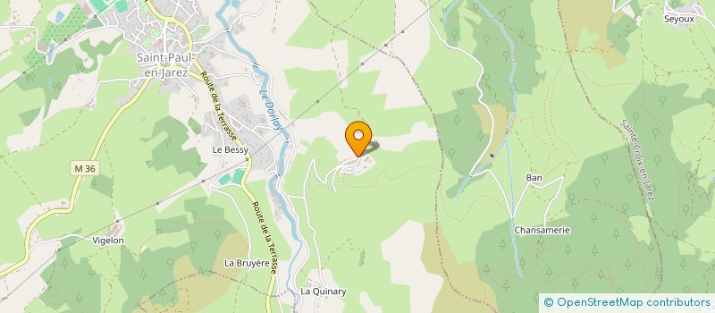 localisation de l'entreprise SCI VERGELAS  SAINT-PAUL-EN-JAREZ