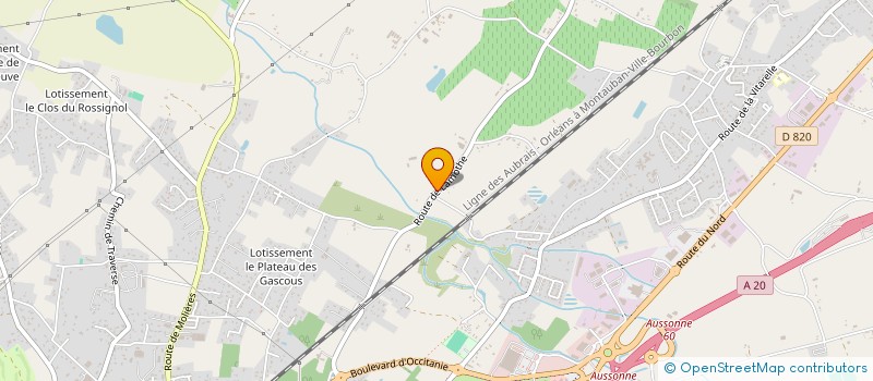 localisation de l'entreprise SCI VERGELY  MONTAUBAN