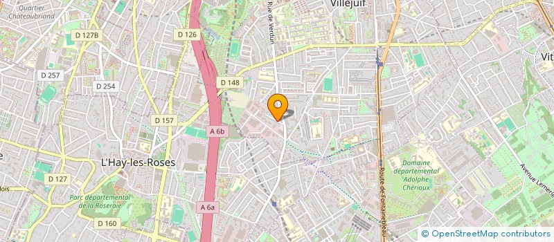 localisation de l'entreprise SCI VERGER  VILLEJUIF