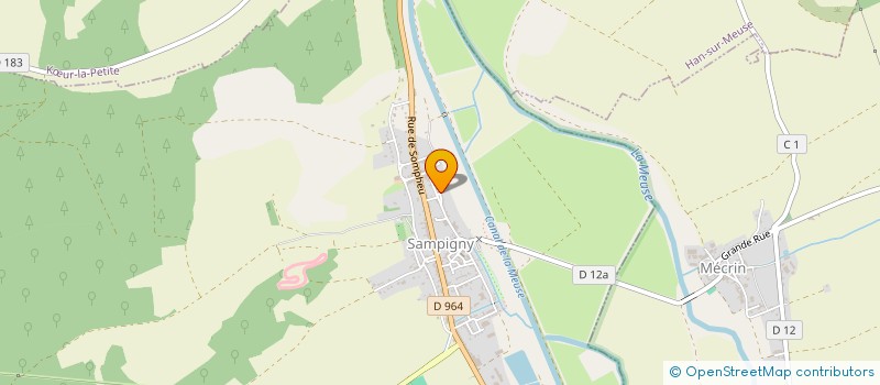 localisation de l'entreprise SCI VERGER à SAMPIGNY