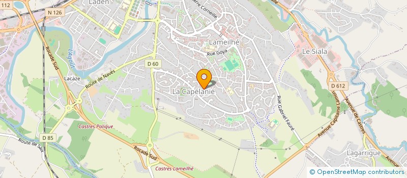 localisation de l'entreprise SCI VERGER PASCAL IMMOBILIER  CASTRES