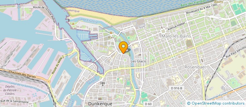 localisation de l'entreprise SCI VERGERON VI à DUNKERQUE