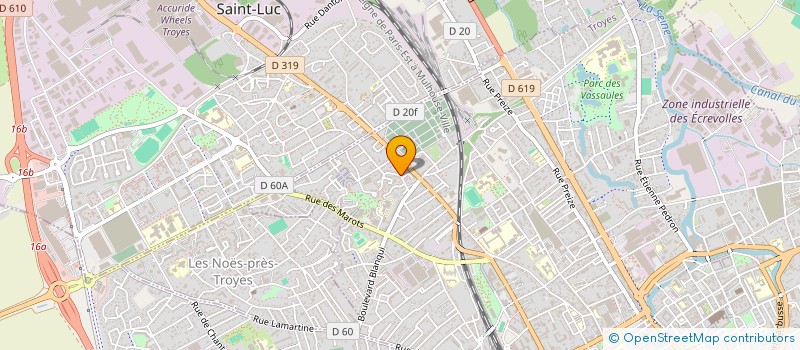 localisation de l'entreprise SCI VERGERS DE LA RIVIERE CORPS  TROYES