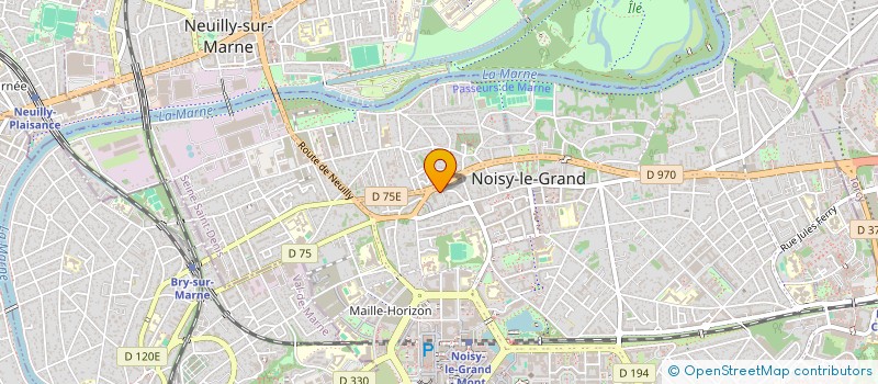 localisation de l'entreprise SCI VERGERS EXPANSION à NOISY-LE-GRAND