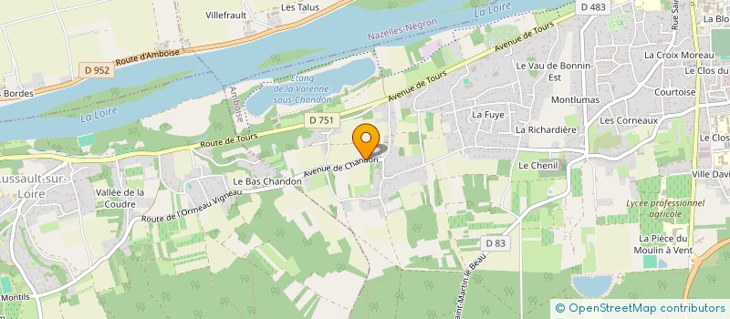 localisation de l'entreprise SCI VERGI  AMBOISE