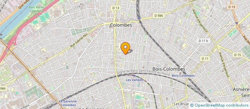 localisation de l'entreprise SCI VERGI à COLOMBES