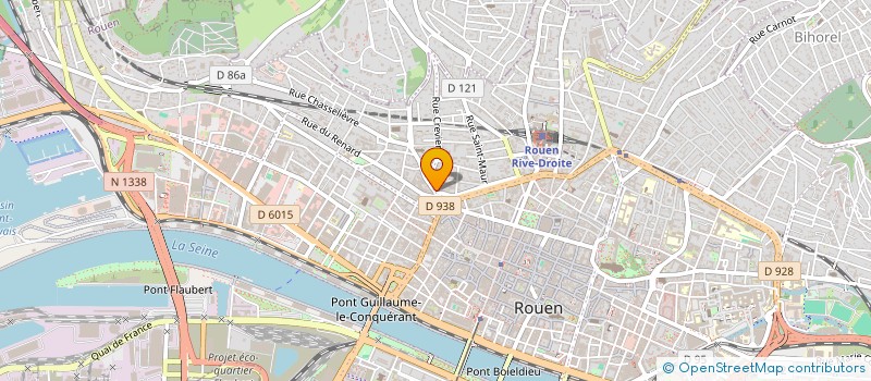 localisation de l'entreprise SCI VERGIL à ROUEN