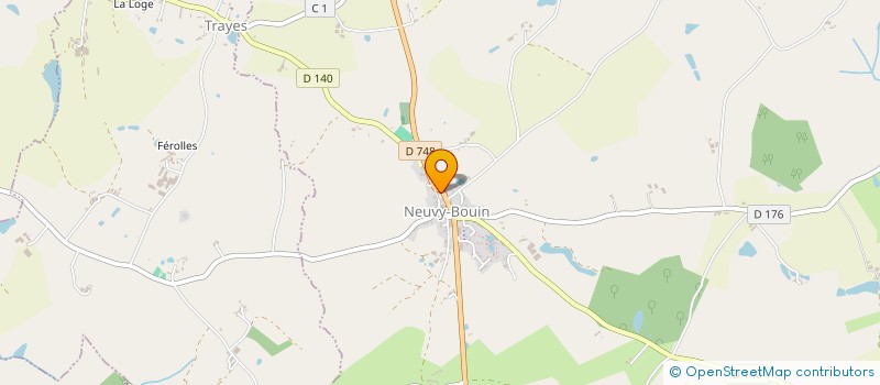 localisation de l'entreprise SCI VERGNAUD  NEUVY-BOUIN