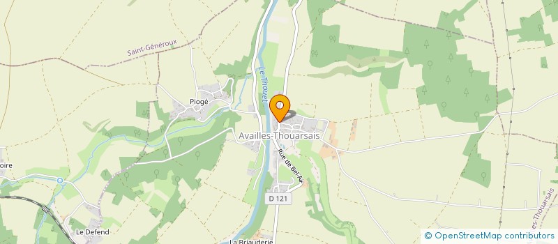 localisation de l'entreprise SCI VERGNAULT  AVAILLES-THOUARSAIS