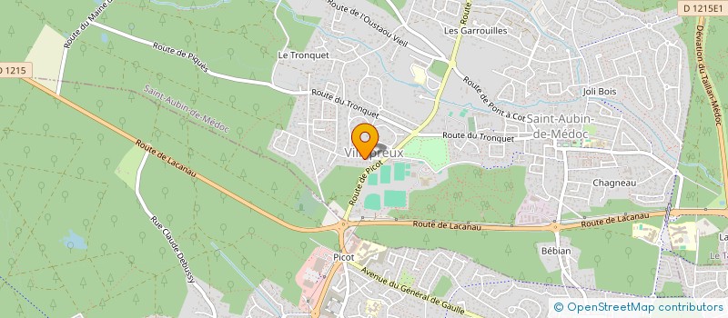 localisation de l'entreprise SCI VERGNE  SAINT-AUBIN-DE-MEDOC