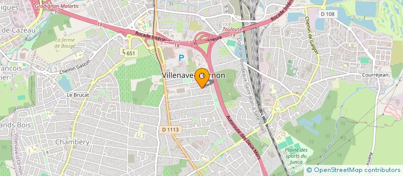 localisation de l'entreprise SCI VERGNE ENZO  VILLENAVE-D'ORNON