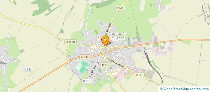 localisation de l'entreprise SCI VERGNIAUD  AUCHY-LA-MONTAGNE