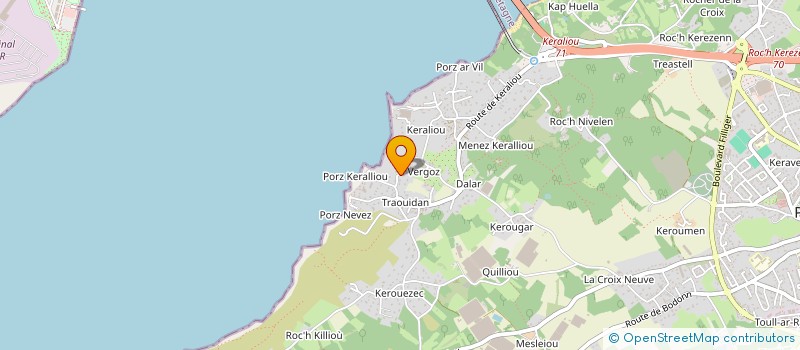 localisation de l'entreprise SCI VERGOZ  PLOUGASTEL-DAOULAS