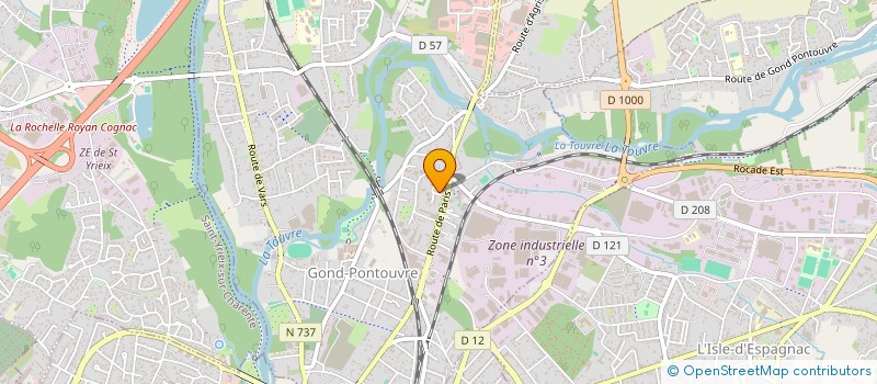 localisation de l'entreprise SCI VERGUIER B  GOND-PONTOUVRE