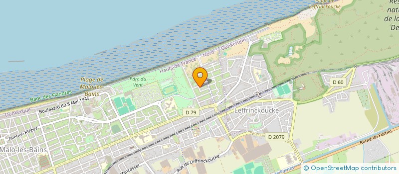 localisation de l'entreprise SCI VERHACK à DUNKERQUE