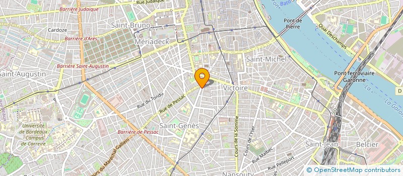 localisation de l'entreprise SCI VERHAEREN LR  BORDEAUX