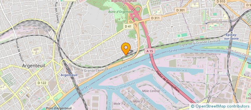 localisation de l'entreprise SCI VERHARLAU à ARGENTEUIL