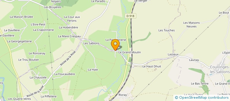 localisation de l'entreprise SCI VERHEYE à BRETONCELLES
