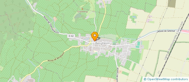 localisation de l'entreprise SCI VERHILLE  HIPSHEIM