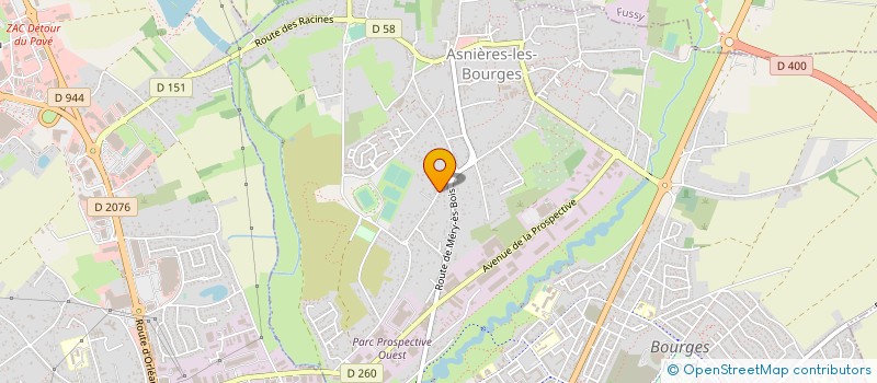 localisation de l'entreprise SCI VERHOEVEN AUSTRAL  BOURGES