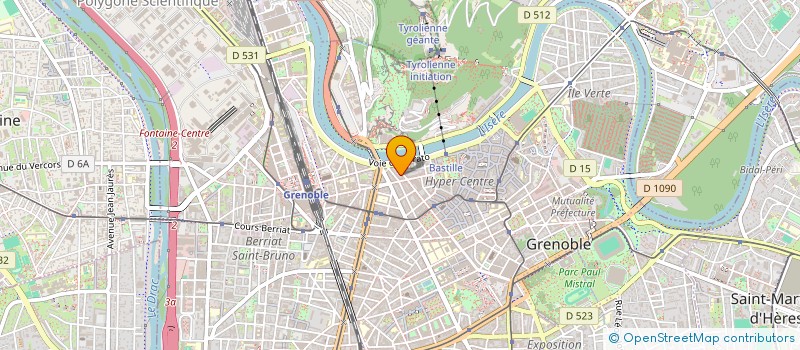 localisation de l'entreprise SCI VERIC à GRENOBLE