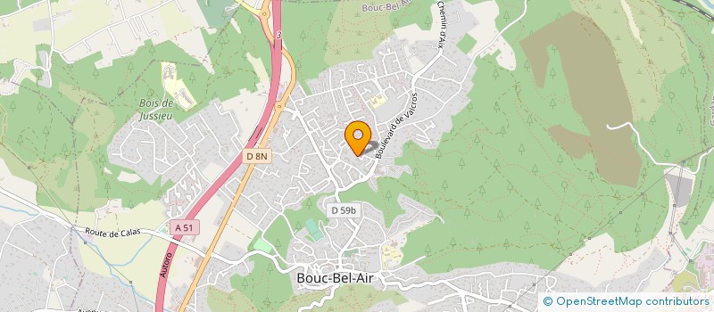 localisation de l'entreprise SCI VERIC à BOUC-BEL-AIR