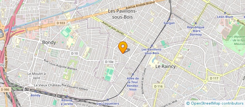 localisation de l'entreprise SCI VERICA à LES PAVILLONS SOUS BOIS