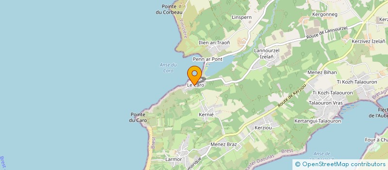 localisation de l'entreprise SCI VERIE  PLOUGASTEL-DAOULAS