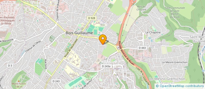 localisation de l'entreprise SCI VERIMMO à BOIS-GUILLAUME