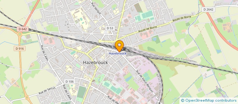 localisation de l'entreprise SCI VERING  HAZEBROUCK