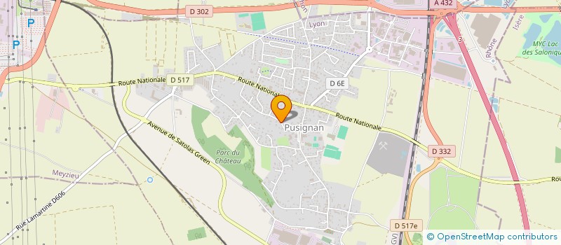 localisation de l'entreprise SCI VERKEL  PUSIGNAN