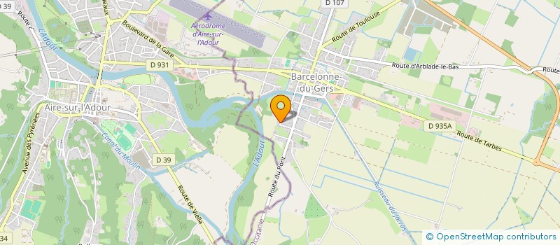 localisation de l'entreprise SCI VERKIMPE  BARCELONNE-DU-GERS