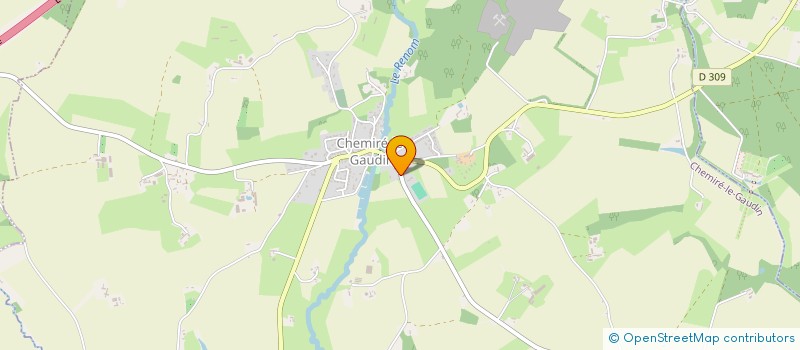 localisation de l'entreprise SCI VERLAINE  CHEMIRE-LE-GAUDIN