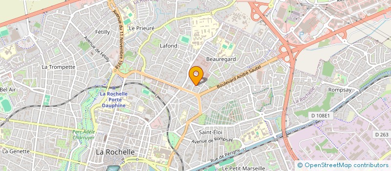 localisation de l'entreprise SCI VERLAINE  LA ROCHELLE