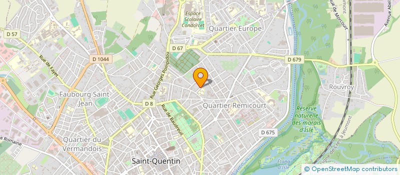 localisation de l'entreprise SCI VERLAINE à SAINT-QUENTIN