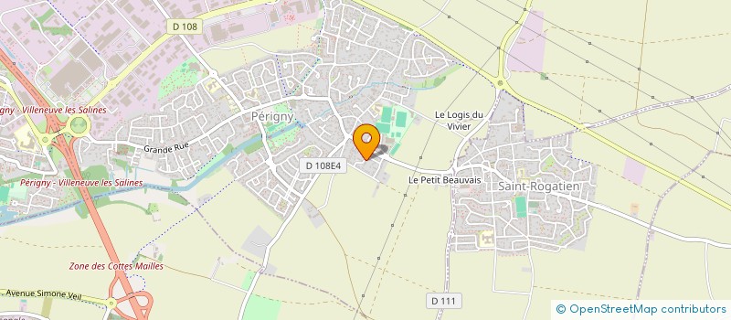 localisation de l'entreprise SCI VERLAINE  PERIGNY