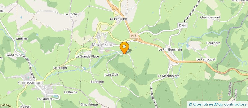 localisation de l'entreprise SCI VERLAN  MACHEZAL